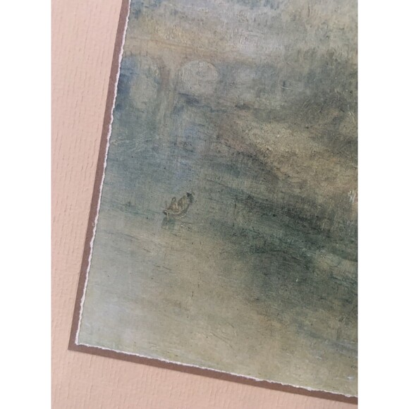 Rain, Steam and Speed, 1844 by Joseph Turner  Art printed Matted Framed - Picture 3 of 14